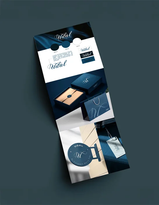 Udal — brand identity mockup