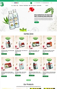 Allus Herbal website