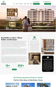 Ghazal Builders website